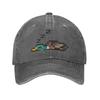 Summer Terraria Game  Baseball Cap Sun  Sun-Proof Custom Logo Washed Trucker Hat Men Women Trendy Outdoor Sport Baseball Caps