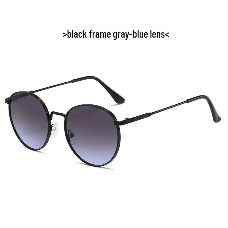 Trendy Ocean Film-Inspired Women s Fashion Sunglasses - Metal Oval Frame