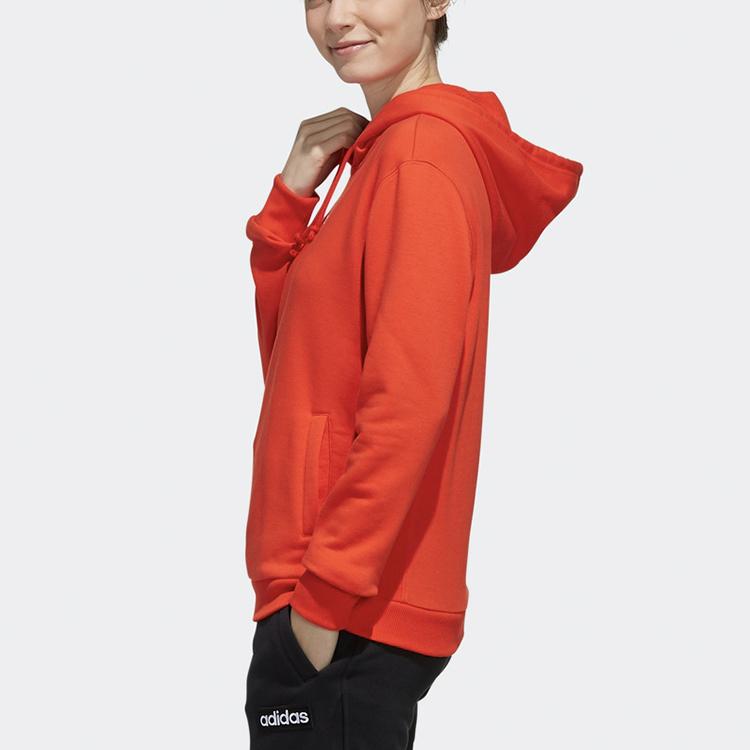 Adidas Neo Loose Fit Running Hoodie Women Hoodies Bright-Pink Fluorescent EI4690