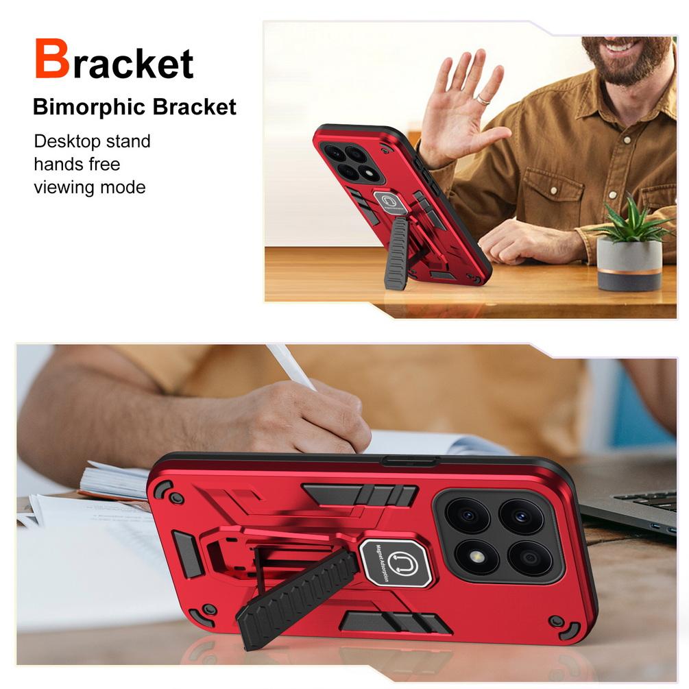 Multiple Bimorphic Bracket Holder Case for Honor 90 70 Lite 50 Honor X5 + X6A X7A X8A X9A X6 X6S X7 X8 X9 Camera Protect Cover