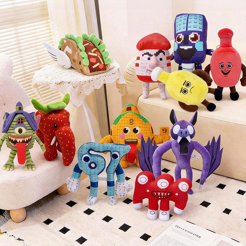 Cute Funny Plush Doll Soft Stuffed Animal Creative Birthday Holiday Gift Kids Comfort Toy