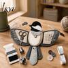 DIY Vogel Näh-Organizer Form Filz-Set, Tragbare Dekorative Basteltasche Handgemachtes Set mit Scherenfach und Nadelkissen, Stickwerkzeuge Zubehör
