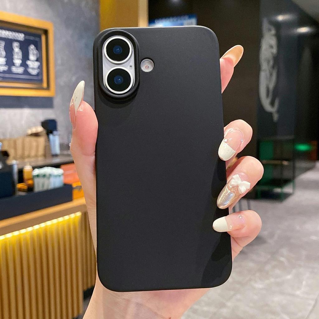 Für iPhone 16 TPU Handyhülle Matt Anti-Fingerabdruck Schutzhülle