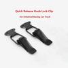 2Pcs Universal Black Car Bumpers Trunk Fender Hatch Lids Release Fasteners Kit Hood Pin Lock Clasp Clip Kit For Car Vehicle