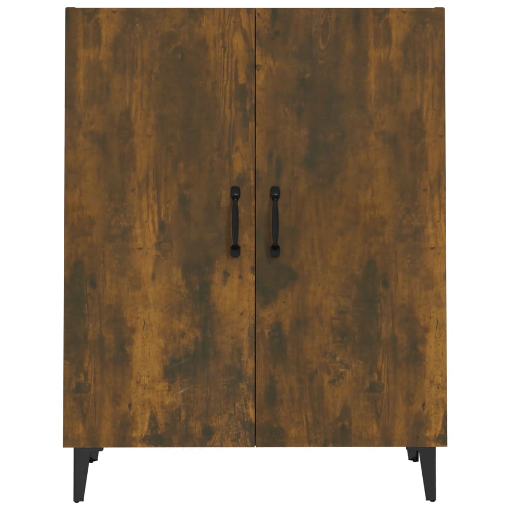 Vidaxl Szafka, Przydymiony Dąb, 70X34X90 Cm, Materiał Drewnopochodny