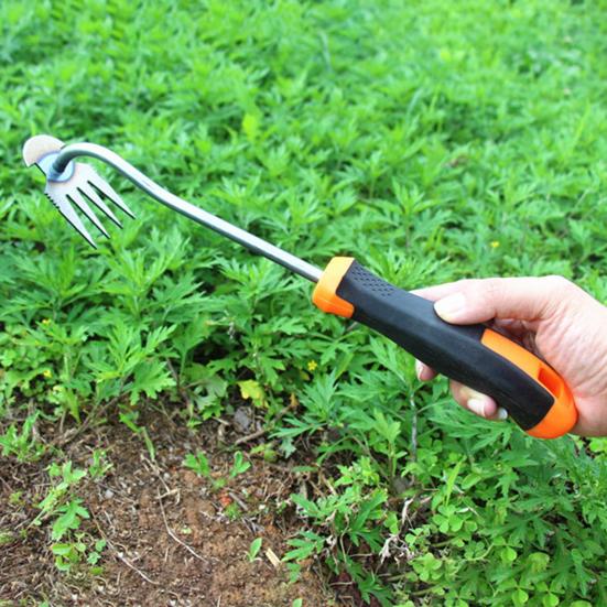 Hagearbeid håndugressfjerner med håndtak Rustfast Ultra-skarp polert overflate håndlukeverktøy Hageutstyr