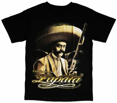Emiliano Zapata Large Print Mens Unisex T-Shirt