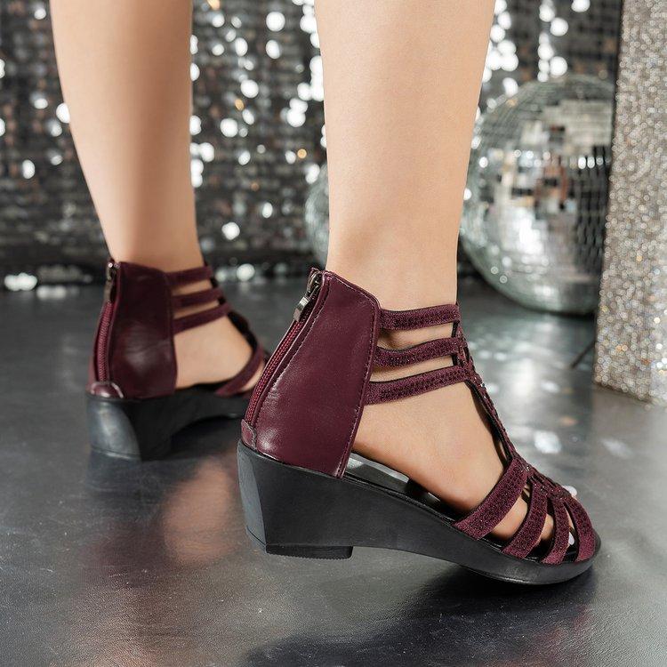 Roman Sandals, Soft Leather Shoes, Soft Soled Hollow Women's Sandals
