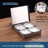 304 Stainless Steel 4-Compartment Food Sample Retention Box