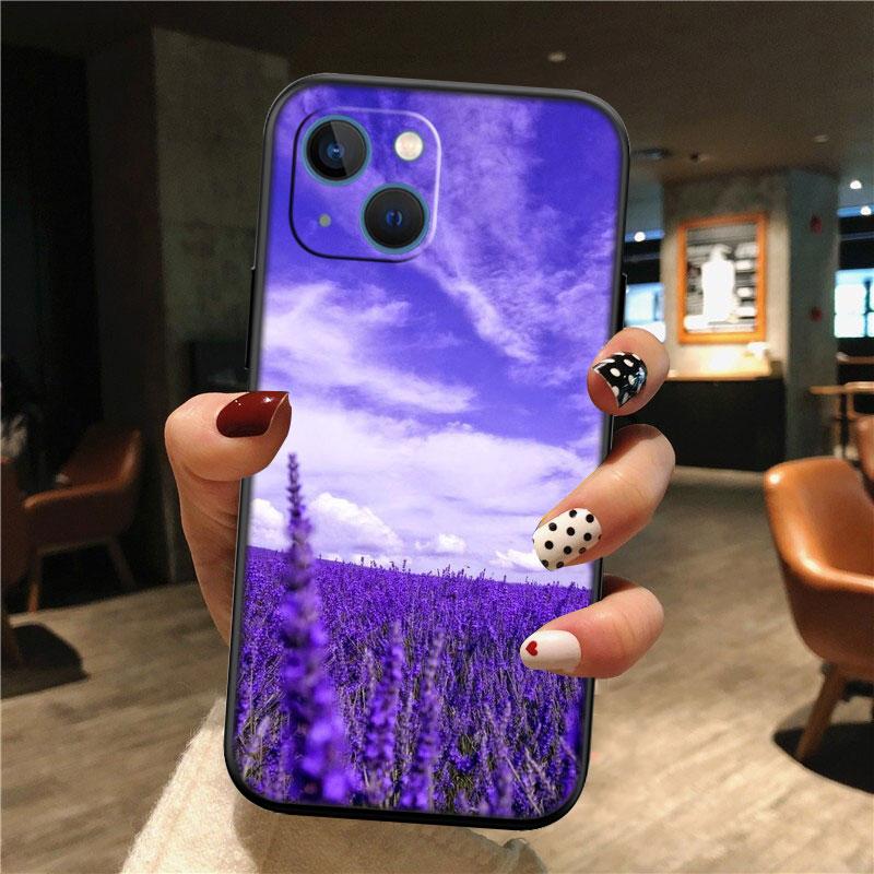 

IK42 Lavender Purple Flower New High-End Shell Phone Case for Redmi Note 10 11 12 Pro Max 10S 10C 10T 11A 11S 12S 12C Redmi Note 12 5G
