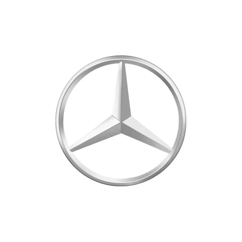 CSF1 C200 New Car For Mercedes Benz AMG 3D ABS silver_Black 9cm 90mm car rear Tail Trunk emblem badge sticker Decals For Mercedes Ben