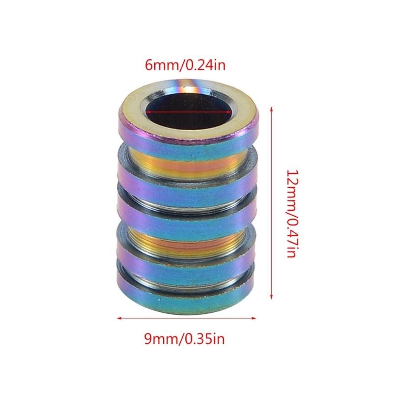 Titanium Lanyard Bead Paracord Beads for Knife Zippers-Pull Jewelry,Paracord Bead EDC-Lanyard Beads for Knives Pendant