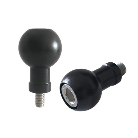 17mm/25mm Kulehodeadapter Enkel Justering M6/M8/M10 Bolt Kulehodeadapter Telefonholder Biltilbehør