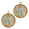 Sea Glass Nativity Christmas Ornament Beach-Inspired Hanging Ornament Nativity Christmas Tree Decoration for Xmas Tree Coastal Home Decor
