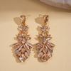 Light Luxury Style Drop-shaped Earrings, Palace Style, Fashionable, Exquisite and High-end Earrings