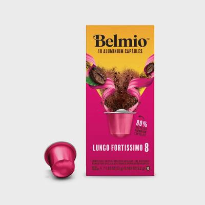 Lungo Fortissimo Capsule Coffee 10 Pack (Brick Type)