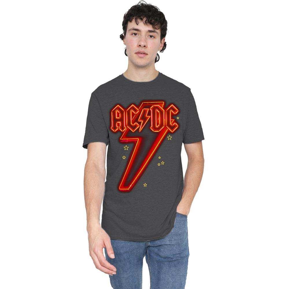 AC/DC Unisex Adult Neon Bolt T-Shirt