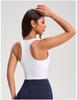 Shockproof Running Fitness Bra with Removable Pads - Y-Back Sports Yoga Tank Top for Women