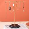Chic Jewelry Holder  Corrosion-resistant Iron Jewelry Shelf  Girls Multi-functional Metal Jewelry Rack