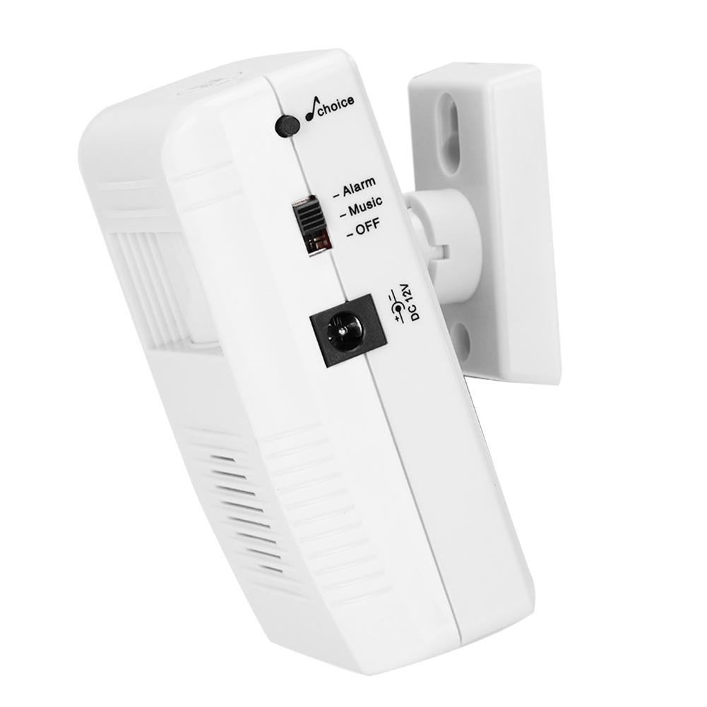 Human Body Induction Infrared Sensor Alarm Door Entry Welcome Greeting Doorbell Motion Detector