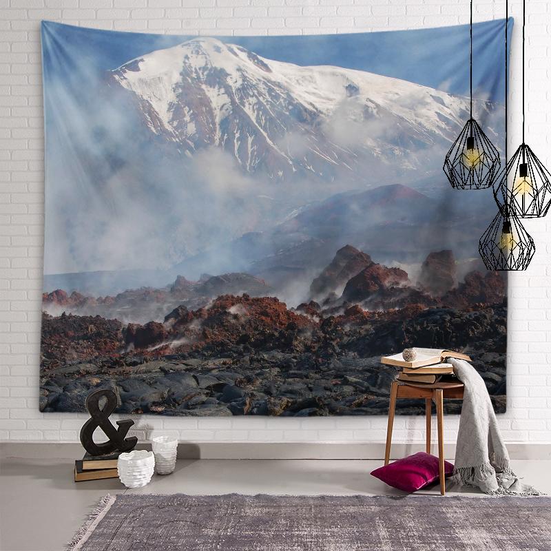 Volcanic Lava Eruption Landscape Wall Decor Tapestry Room Wall Art Personality Tapestry Living Room Bedroom Home Decor Tapestry