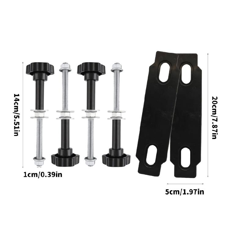 Vehicle Roof Rack System Mounting Solution Traction Board Mount Surfaces Anti-Rust Treatments Pin Traction Board Mount
