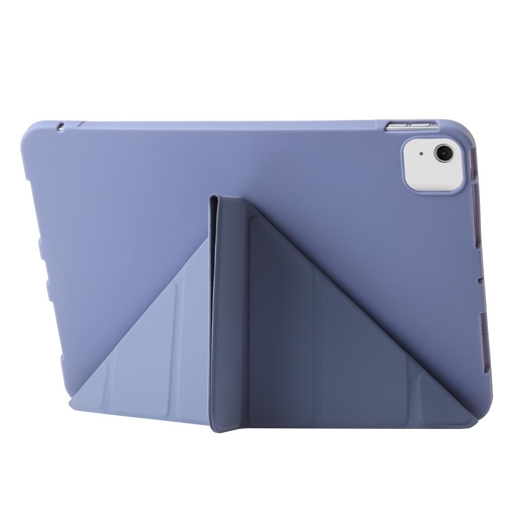 Für iPad Air 13 (2025)/(2024) Hülle Origami Ständer PU-Leder+Silikon Tablet-Hülle mit Auto Sleep/Wake