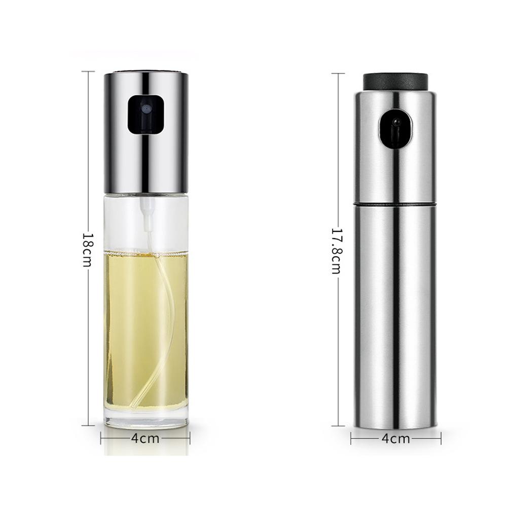 100ml pompa z rozpylaczem drobna mgła pompa do oliwek ze stali nierdzewnej butelka z rozpylaczem rozpylacz oleju garnek dozownik do gotowania akcesoria do narzędzi kuchennych