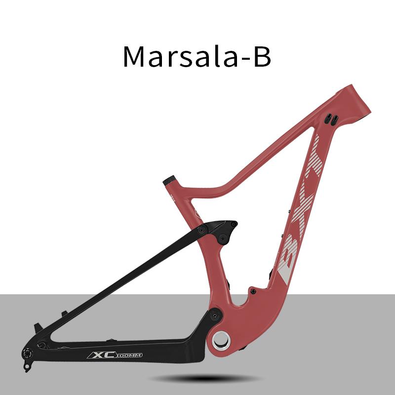 BXT-097  29er Full Suspension Frame Boost 148*12mm Carbon Bicycle Frame Use UDH Hanger XC Cross Country Carbon Frame