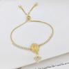 5-Color Virgin Mary Bracelet Luxury Rhinestones Cross Tassel Bracelet Simple Exquisite Crystal Bracelet Party Jewelry Gift