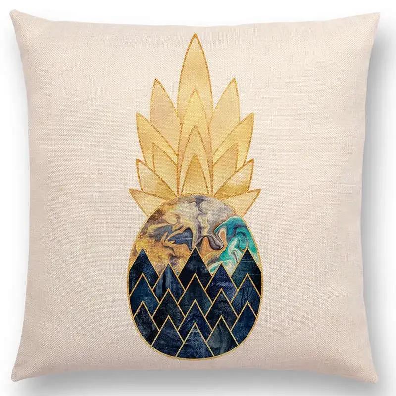 Latest Lovely Happy Cactus Pretty Pineapple Colourful Ice Cream Precious Agate Prints Car Cushion Cover Sofa Throw Pillow Case