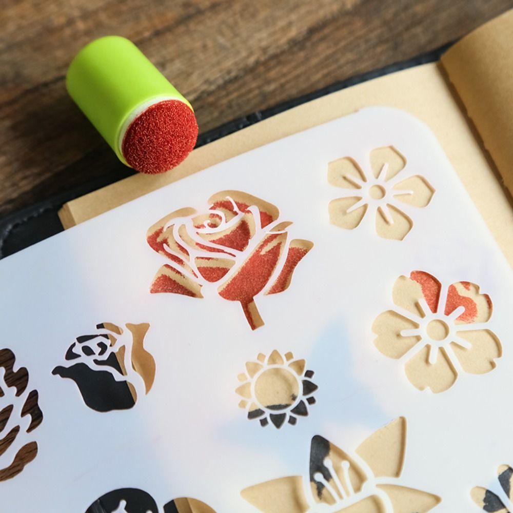 

5PCS Craft Dauber Sponge Inking Фарбування Painting Finger Cot Finger Painting Sponge Drawing 5PCS