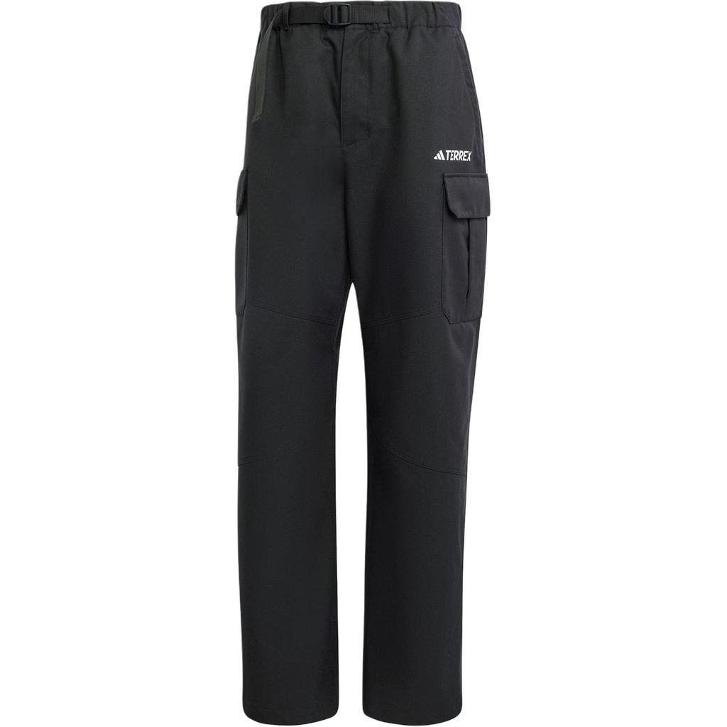 adidas Terrex Xperior Dwr Cargo Outdoor Hiking Solid Color Loose Fit Sports Pants Unisex Pants Black JJ3367