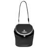 VIVIENNE WESTWOOD Saturn Logo Detachable Chain Strap Closure Backpack Women Backpack Black 4202008UUS000DBLACK