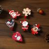 Creative Christmas Wooden Cartoon Clips for Holiday Decoration & Photo Display