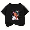 Y2k Hip Hop Streetwear Girl TShirt Printed T Shirt Girls Summer Clothes Short Sleeve Tops Cute Clothing Casual Tee