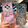For Oppo Reno 12F 5G Case Reno12 FS CPH2637 Colorful Flowers Painted Cover Soft Silicone Case For Oppo Reno12 F 4G Reno12F Shell