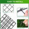 6 Pcs Tree Trunk Protector Guards with Zip Ties/Stakes Metal Plant Covers Wrap Protection Cage Gardening Tree Bark Protector