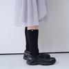 BASIC RIBBED SOCKS, BLACK