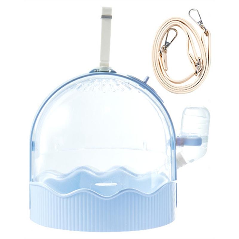 

M-Modern-Pet Supplies Portable Small Animal Carrier With Adjustable Shoulder Strap For Hamster Cage Forage Feeder For Play Home синий