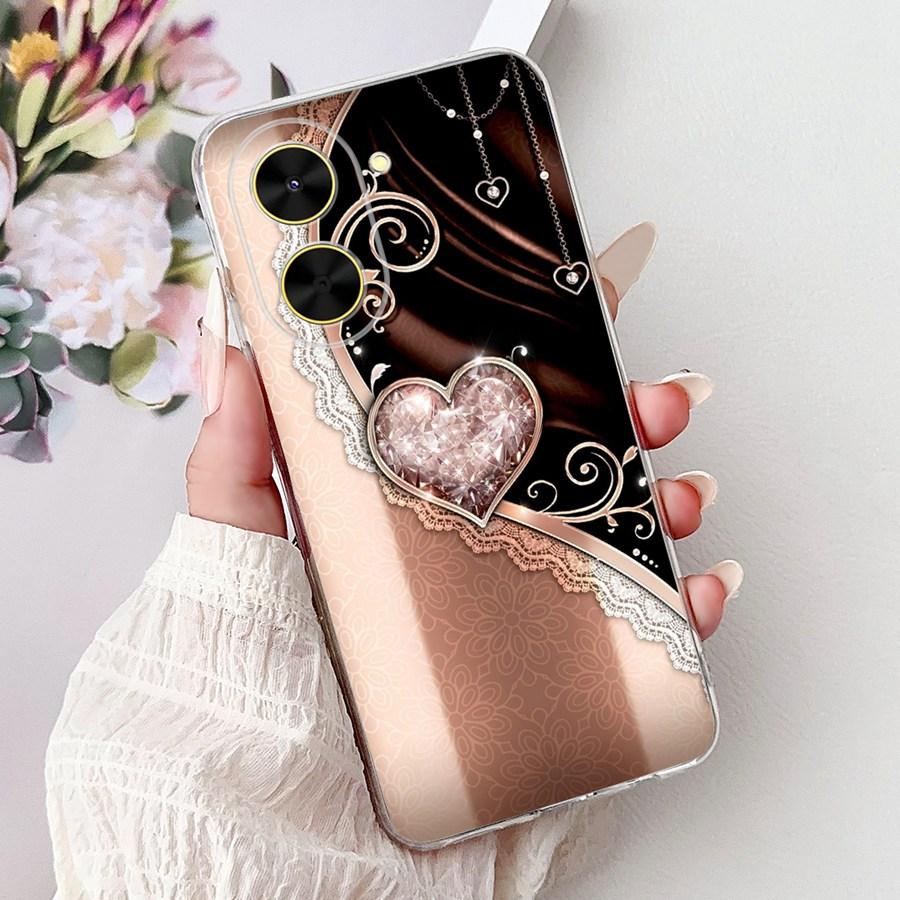 Phone Case for Xiaomi Poco C71 2025 Luxury Painted Back Cover TPU Capa Soft Silicone Fundas for Xiaomi PocoC71 Proective Case