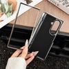 Electroplated 360 Rotating Bracket Magnetic Phone Case for Samsung Galaxy Z Fold8 Ultra Fold 8 7 Leather Hinge Protective Cover