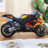 11Types Cartoon 3D Police Car Fire Trucks Bicycles Motorcycles Plush Toys Stuffed Car Doll Hug Pillows Cushion Kids Gifts Decor
