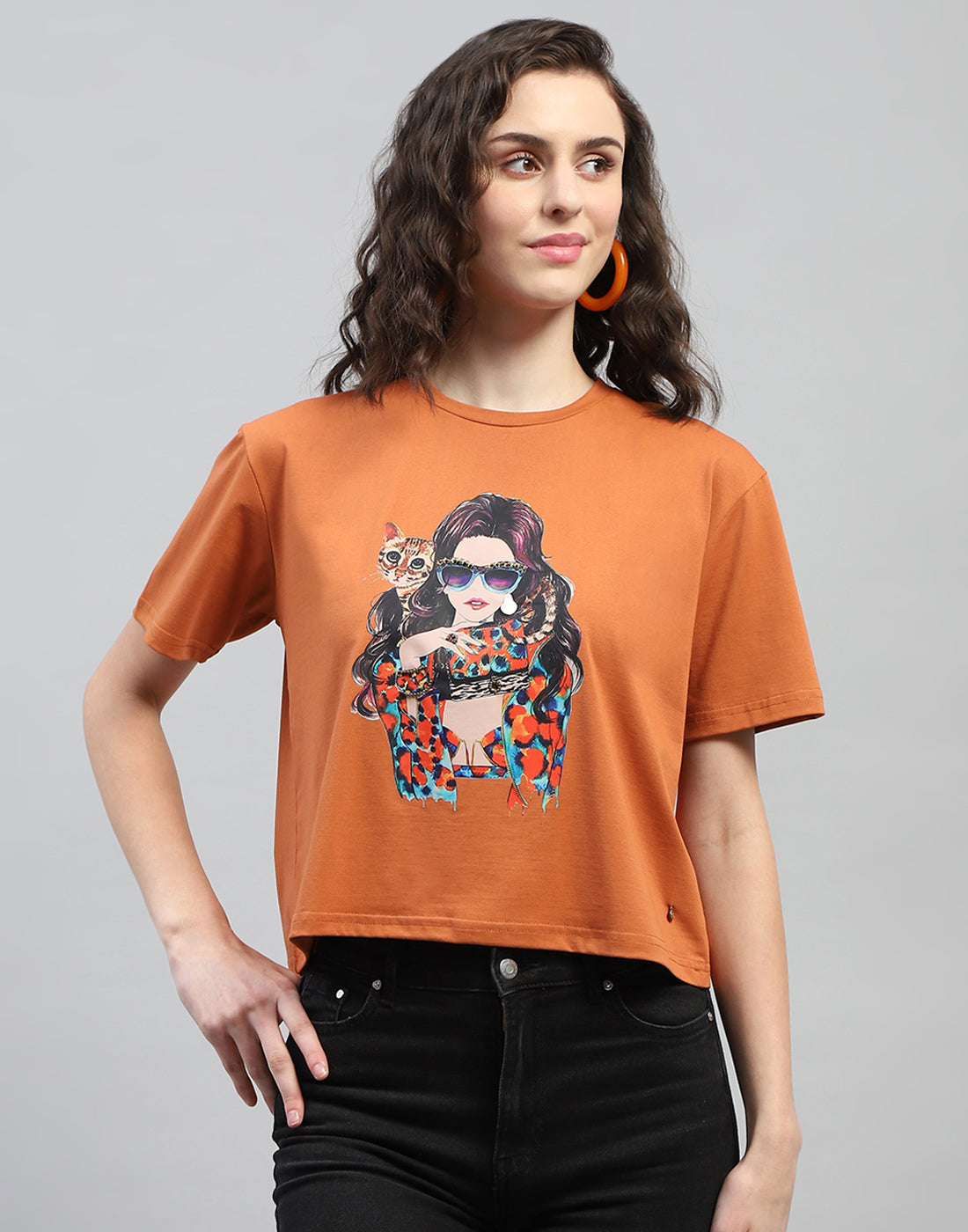 Monte Carlo Women Regular Fit Tan Top XXL дубильная кора