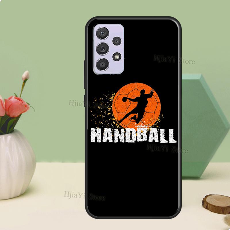 Handball Sport Case For Samsung A54 A34 A24 A14 A51 A71 A12 A22 A32 A52 A72 A73 A33 A53 A13 Back Cover