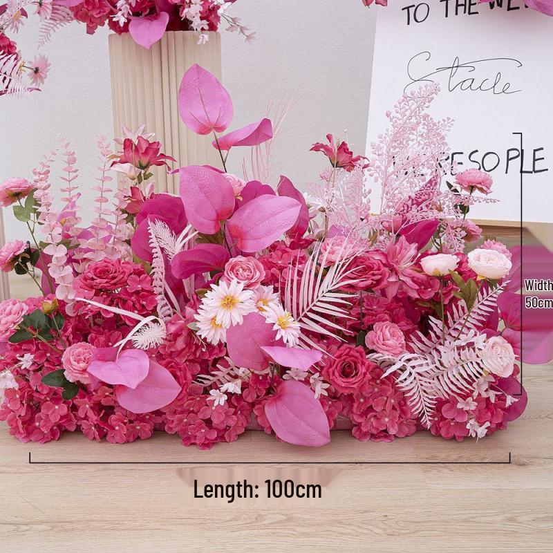 Large Silk Flower Arrangement for Wedding Aisle Decoration