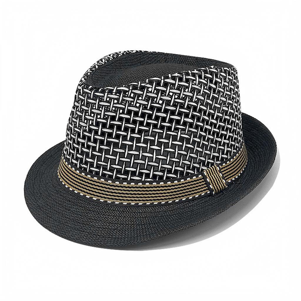 Woven Beach Sun Hat with Breathable Mesh for Men and Women - Multiple Color Options