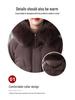 Damen Mittellange Jacke mit 90 % Daunenfüllung (weiße Entendaunen) - Wintermode 2025 für mittleres und älteres Alter