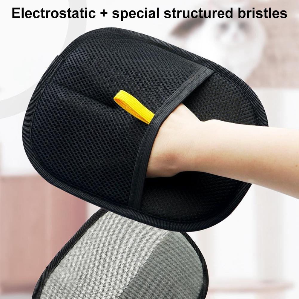 Double-Sided Pet Grooming Gloves Multifunctional Pet Hair Remover Glove Cat Grooming Hair Comb for Bath Clean Massage For Animal