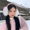 Ear Protection Soft Plush Earmuffs Thickened Fluffy Earflaps  For Women Men Outdoor